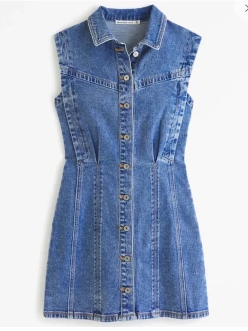 Abercrombie & Fitch Mini Denim Dress Size XL